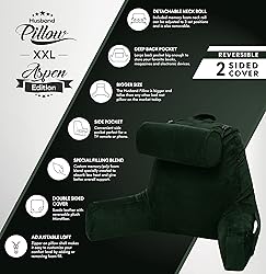 Husband Pillow XXL Aspen Edition, Adult Reading Sit