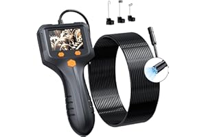Daxiongmao Borescope, Endoscope Camera with Light, IP67 Waterproof Endoscope, 1080 HD Inspection Camera, Borescope Camera with Light, Snake Camera with 50FT Semi-Rigid Cord, Gadgets for Men(2.4")