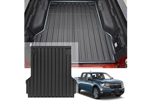 GALVAGNITE Truck Bed Mat for Ford Maverick Accessories 2022 2023 2024, All-Weather TPE Truck Bed Liner Mat Custom Fit Maverick All Model