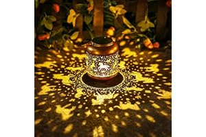 GR8GARDENS Horse Solar Lanterns Outdoor Waterproof Horse Garden Decor Birthday Christmas Gifts for Women Men Mom Hanging Solar Lights Metal Decoration Outside for Yard，Porch, Patio, Pathway, Landscape, Backyard