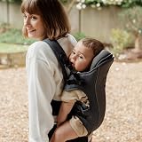 Nuby Newborn Baby Carrier Ergonomic 3-in-1 Dark Grey Lightweight view 2
