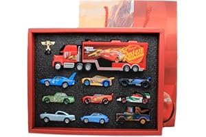 RULBAMN 10-Piece Set Car 3 Toys, Car Movie Toys, Die-cast Metal, Beautifully Gift Boxed Children's Birthday (10-Piece Set)