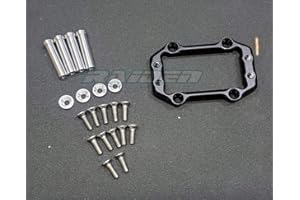 RAIDENRACING Aluminium Steering Servo Mount Set for Arrma Kraton Senton Talion Typhon Outcast - Black