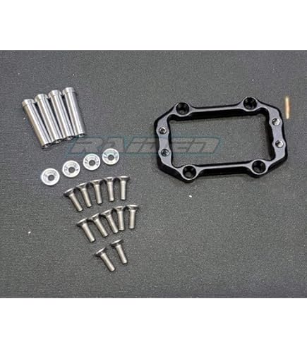 CrazyRacer Supporto Servo In Alluminio Rosso Per Arrma 1/8 Kraton 6S (AR320193/AR320430)