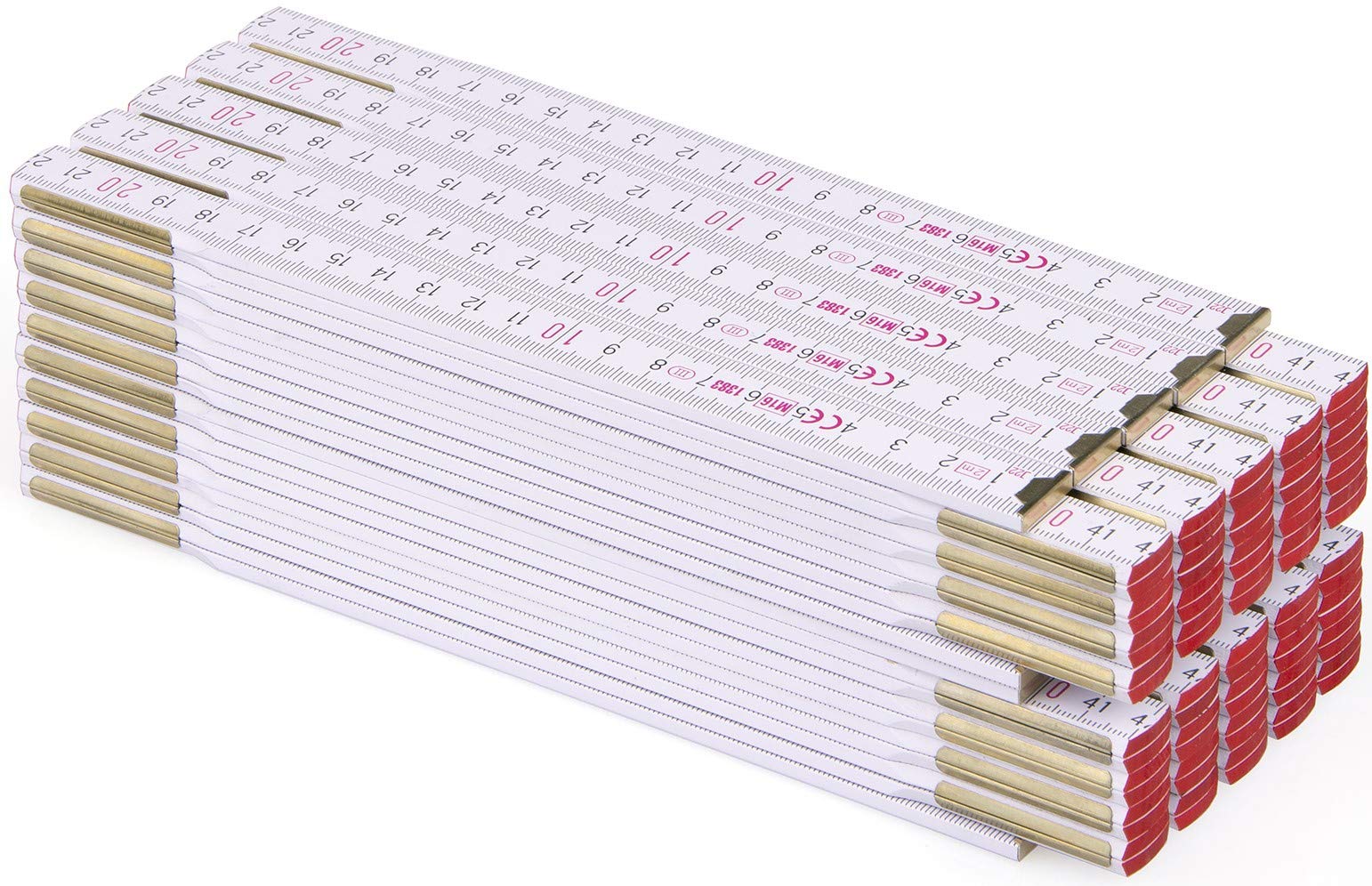 Ruler 30cm Metrie BL52 Wooden Folding Ruler – 2 Meter Duplex Graduation ...