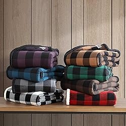Eddie Bauer - Blanket, Super Soft Reversible Sherpa