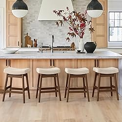 Cozyman Bar Stools Set of 4, Barstools with Sturdy