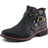 L`Artiste Airies Women's Chelsea Boot with Luxurious Plush Comfort and Unique Artistic Style