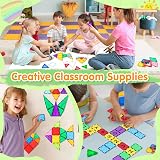Kaysaitoy Oversize Magnetic Tiles 60PCS Magnetic Building Blocks for 3+ view 5