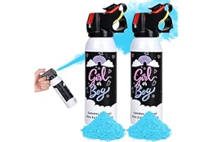Baby Gender Reveal Fire Extinguisher; Colorful Smoke Powder Spray; 100% Safe and Eco-Friendly Gender Reveal Party Idea (blue)