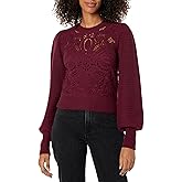 Joie Womens Women's Damira Sweater in Oxblood Red