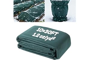 1.2oz/yd² Plant Covers Freeze Protection 9.8 x 32.8 Ft Floating Row Cover for Garden Non-Woven Garden Frost Fleece Cover for 