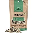 Vital Essentials Freeze Dried Minnows Cat Treats | Single Ingredient | Premium Quality | Grain Free, Healthy Treats for Cats,