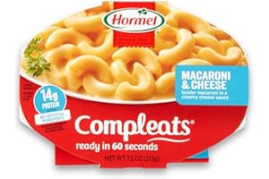 HORMEL COMPLEATS Macaroni & Cheese Microwave Tray, 7.5 Ounces (Pack of 7)