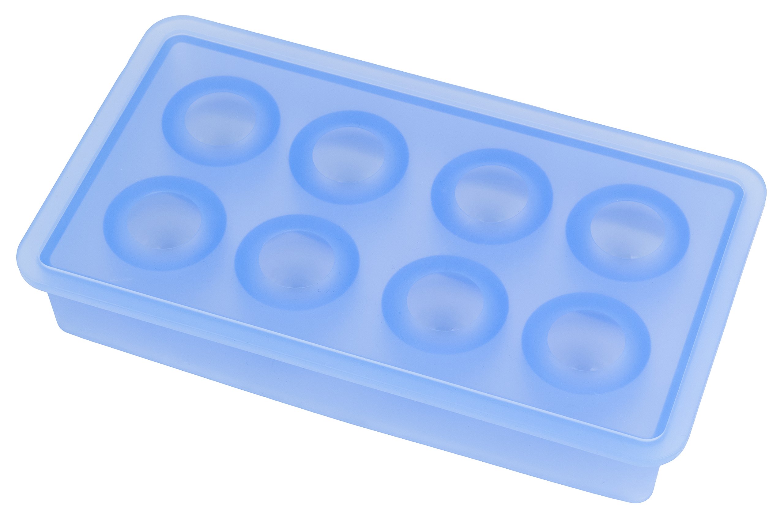 Lurch 1-Piece 3 cm Ice Cube Tray Balls, Blue