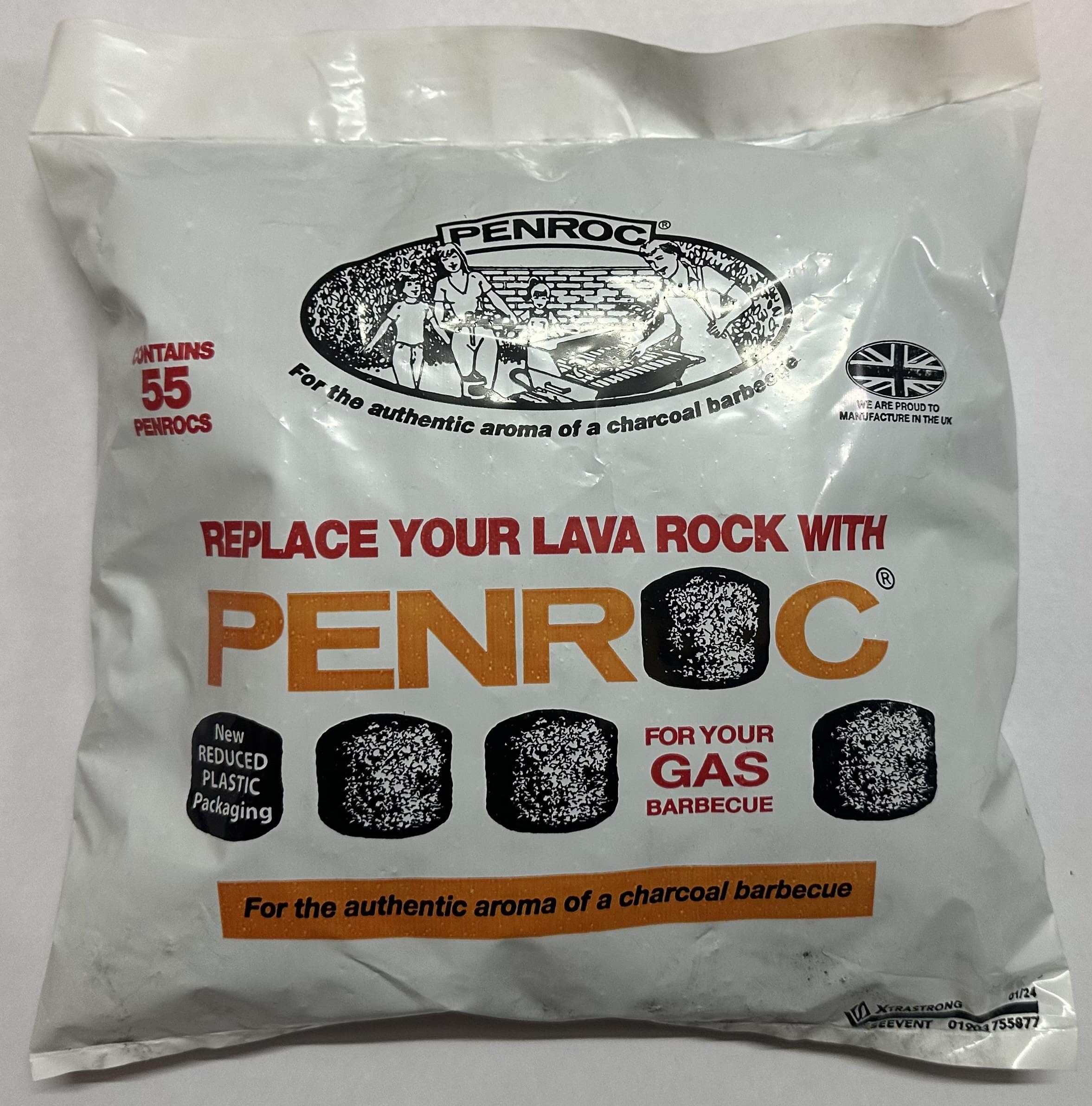 PENROC 3 Litre bag Lava Rock (Lavasteine) Replacement Ceramic Briquettes