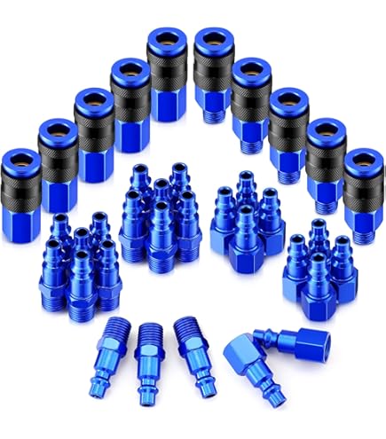 Npt Quick Coupler GASHER 12PCS Aluminium 1/4-Inch AMT Universal Air Coupler Air Plug Kit1 4 I Hose Quick 317514