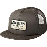 Dickies Mens Flat Bill Trucker W/Embr Twill Patc