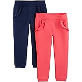 Simple Joys by Carter's Girls 2-Pack Fleece Joggers