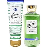Bath & Body Works Coastal Hydrangeas - Duo Gift Set- Body Cream and Shower Gel