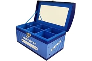 MY TINY TREASURES BOX COMPANY Treasure Chest Box - Superhero Blue