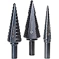 Greenlee 35884C STEP BIT KIT #1,3 & 8 (35884C), 1/8-Inch, 1/2-Inch, and 7/8-Inch