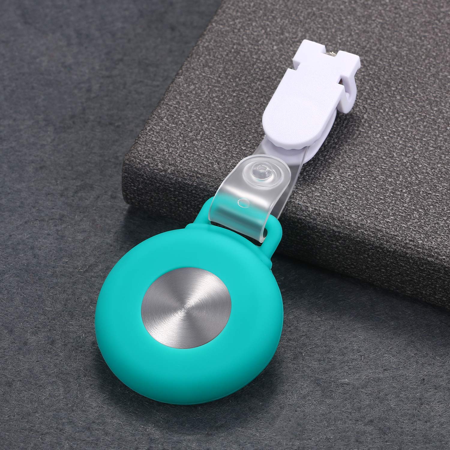 Avaner Nurse Watch Snap Lapel Watch Hanging Fob Watch with Silicone Cover for Nurses Doctors (7 Colors)