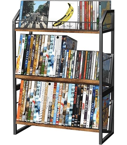 Amazon.com: 354 CD Wall Mount Storage Rack Finish: Unfinished