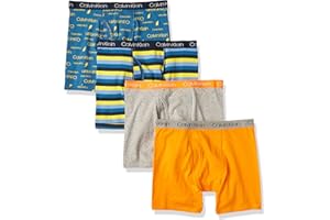 Calvin Klein Boys' Underwear Four Pack Boxer Brief Value Pack