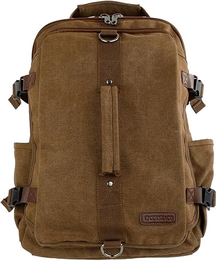 rugged canvas backpack