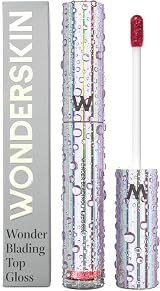 Wonderskin Lip Gloss Red Glitter Top Gloss Long Lasting view 1
