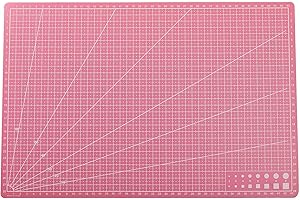 SCIKHEFT New A3 Double Side Craft Cutting Mat Cutting Board Sewing Pad Artist Carving Tools Handmade Crafts DIY Props (Pink)