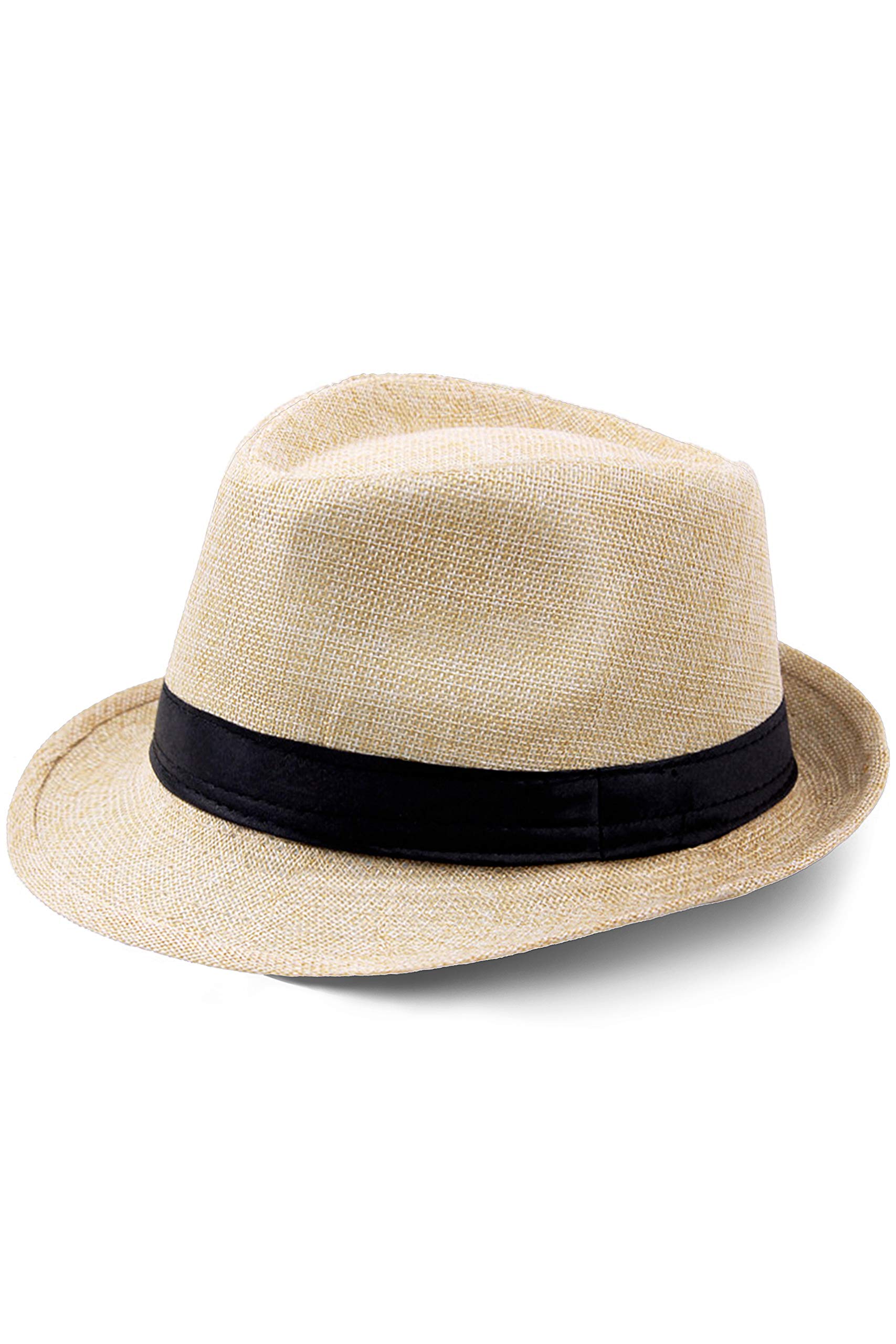 Buy 1920s Panama Fedora Hat Cap for Men 