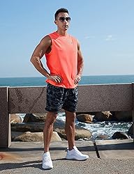 EZRUN Men's Workout Sleeveless Shirts Quick Dry