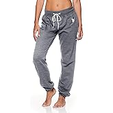 U.S. Polo Assn. Womens Sweatpants - French Terry Lounge Pants Sweats - Breathable, Comfy Joggers for Women No Pockets