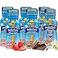 PediaSure Grow and Gain With Immune Support Shake | Complete Balanced Nutrition | Strawberry, Vanilla, and Chocolate Flavors Assortments It’s Great for Kids Breakfast, in a Lunch Box, and as a Snack! | 8 FL OZ Bottle- BETRULIGHT Value Pack of 6 (Assortments)