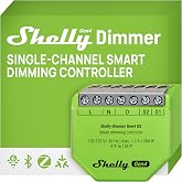 Shelly Dimmer Gen4 US UL, WiFi, Matter, Bluetooth, Zigbee Smart Dimming, Compatible with Matter, Home Assistant, Alexa, Google Home, HomeKit, Support LED Strips &amp; Lamps, No Hub Required, Easy Control