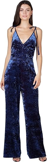 adelyn rae velvet jumpsuit