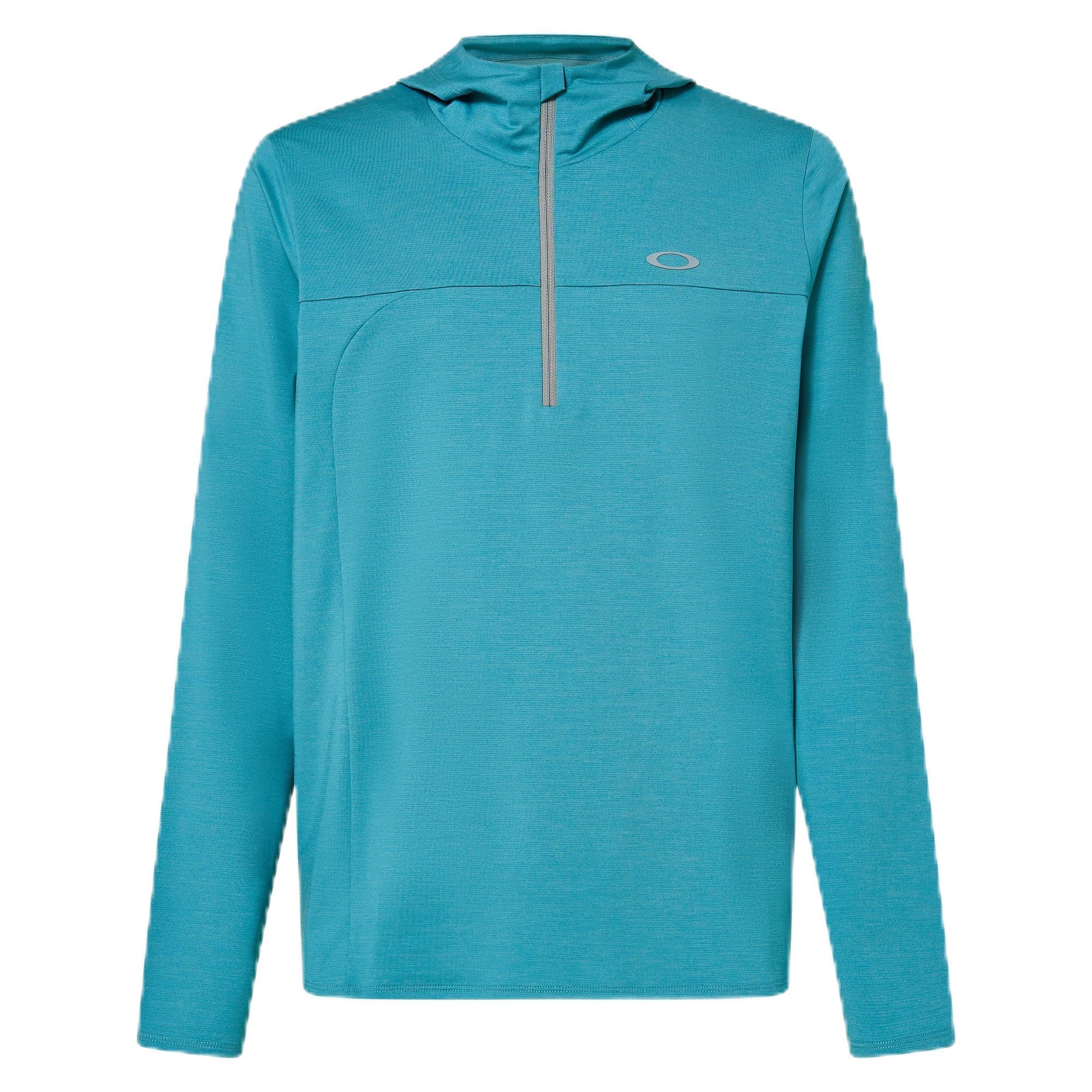 Oakley Mens Gravity Range Hoodie, Dark Pacific Heather, XX-Large