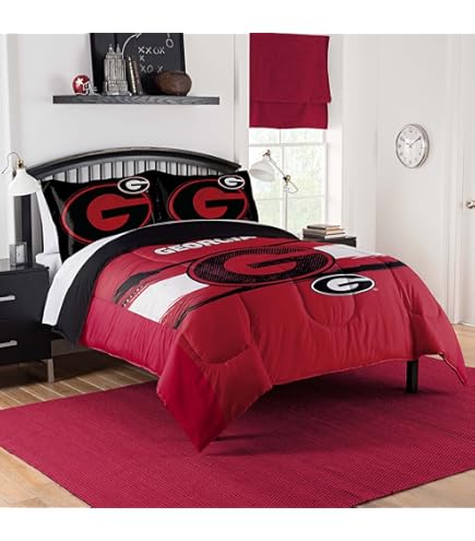 Sheets Twin Xl Georgia Bulldogs Reversible Comforter Twin Size