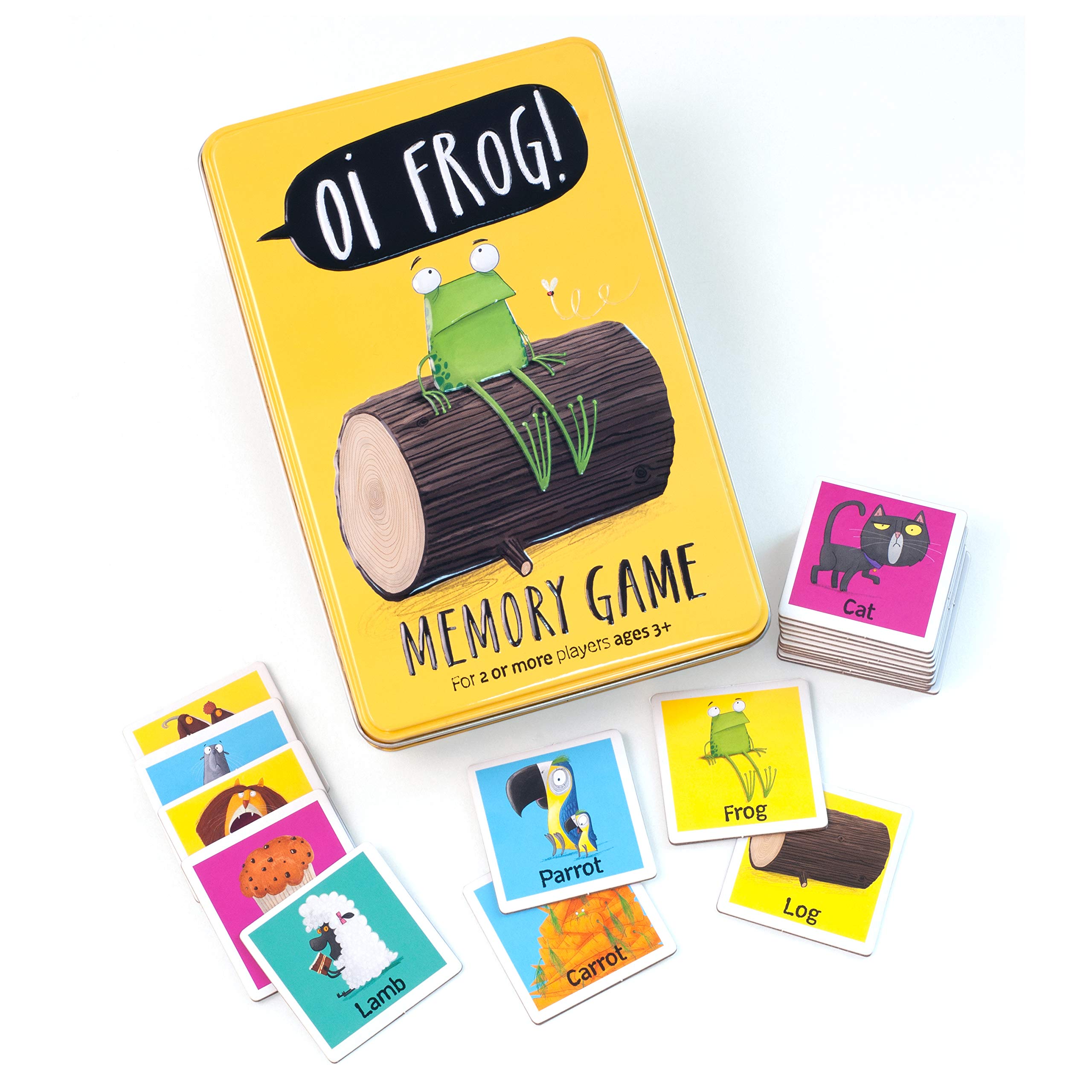 Oi 7345 Frog Memory Card Game, Yellow