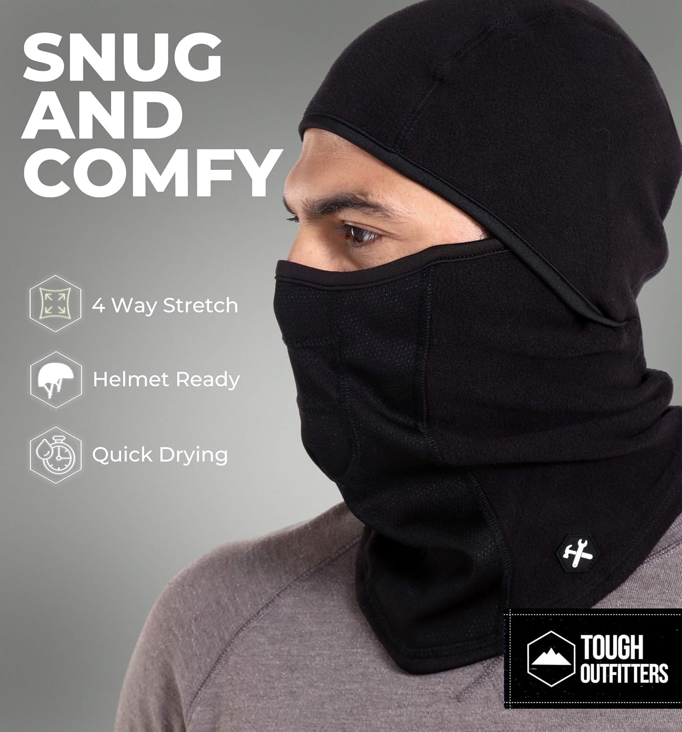Balaclava Face Mask - Extreme Cold Weather Ski Mask for Men & Women - Winter Snow Gear for Working, Skiing, Snowboarding & Motorcycle Riding. Ultimate Protection from The Elements. Fits Under Helmets: Automotive