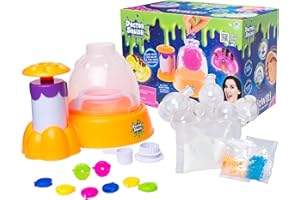 Doctor Squish- Squishy Maker Station Neon - Glow in The Dark Squishies - Decorate with Glow in The Dark Sparkles, Glow in The Dark Slime Powder & Squishies, Just Add Water to Make Your Own Slime