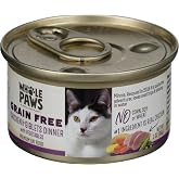 Whole Paws, Grain-Free Wet Cat Food, Chicken &amp; Giblet Loaf Dinner with Vegetables, 3 Ounce