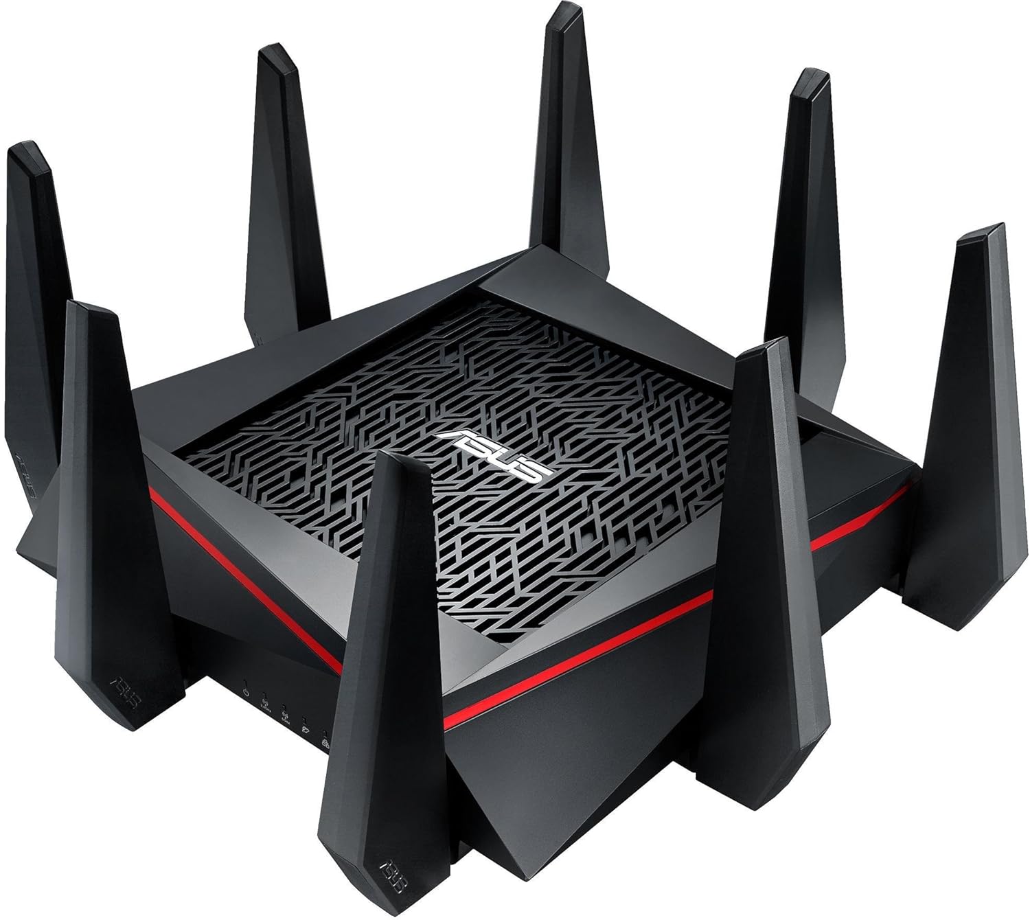 ASUS RT-AC5300 - Router Gaming AC5300 Tri-Banda Gigabit (Link aggregation, Aiprotection con Trend Micro, WTFast acelerador de juegos)