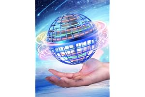 VRAINITO Galaxy Ball 2024, Hand-Controlled Flying Orb Ball Toy for Kids, Boomerang Ball Fly Fidget Spinner, Cosmic Globe 360°Rotating Spinning Hover Ball Indoor Outdoor Flying Spinner Mini (Blue)