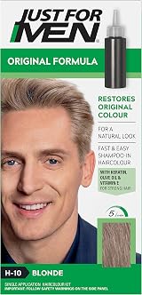 Just For Men Original Formula Sandy Blonde H10 Hair Dye 5 Minute Color view 1