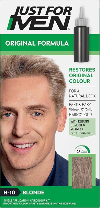 Just For Men Original Formula Sandy Blonde H10 Hair Dye 5 Minute Color