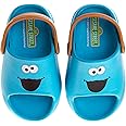 Sesame Street Clog Sandals with Backstrap - Open Toe Slides for Kids Girls and Boys - Sesame Sandal Slip-On Clogs Water Resistant (Sizes: 3-4 Infant / 5-10 Toddler / 11-12 Little Kid)