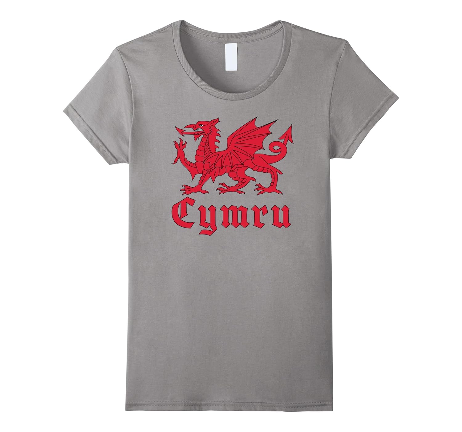 Cymru Red Dragon of Wales Flag T-Shirt-4LVS